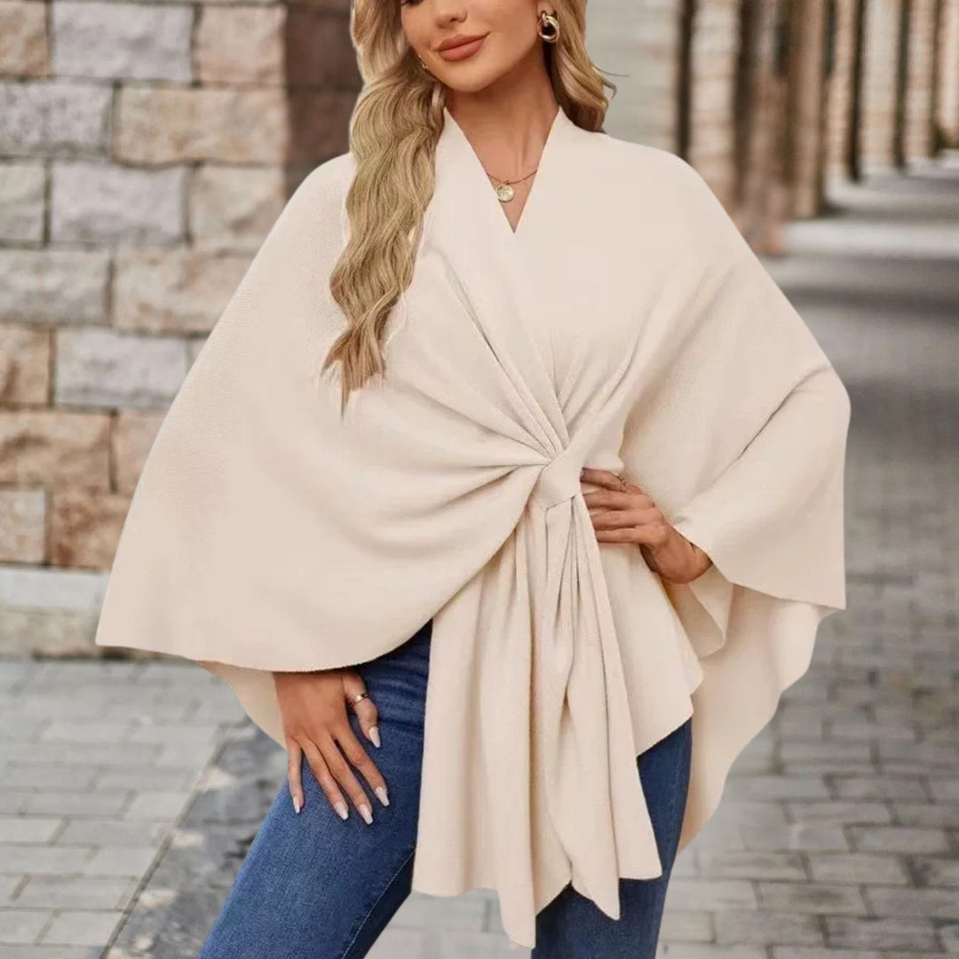 Silei | Elegant Poncho Sweater