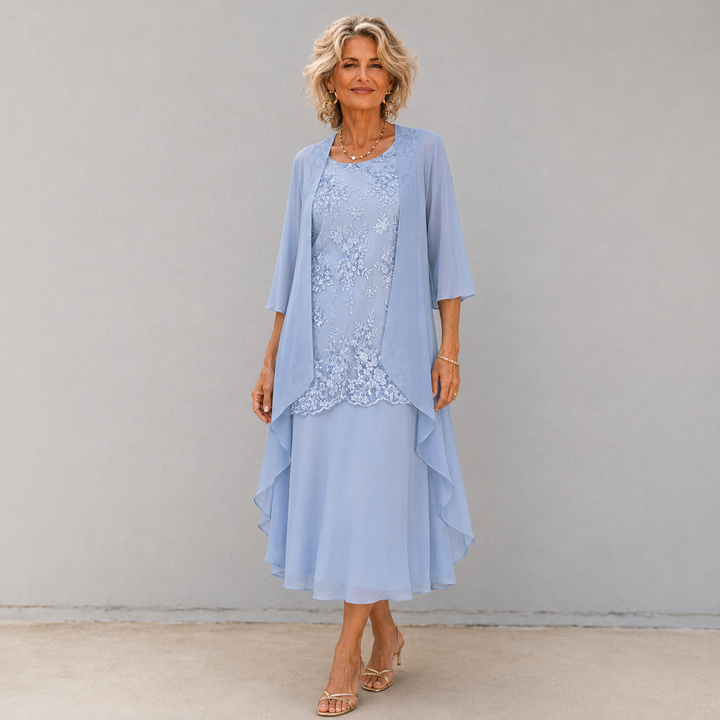Lumi™ | Chiffon Two-Piece Dress