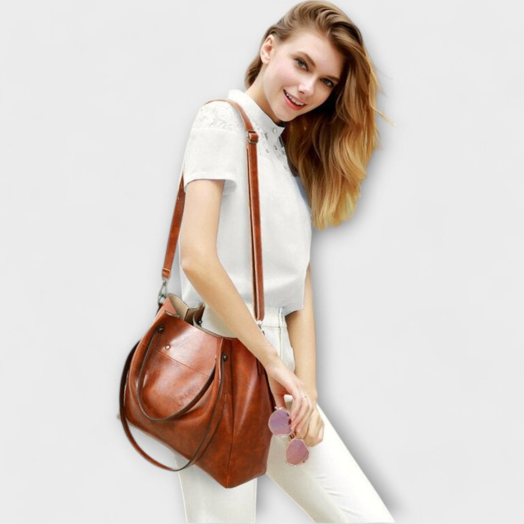 Olivia™ | 4-Piece Vintage Bag Set