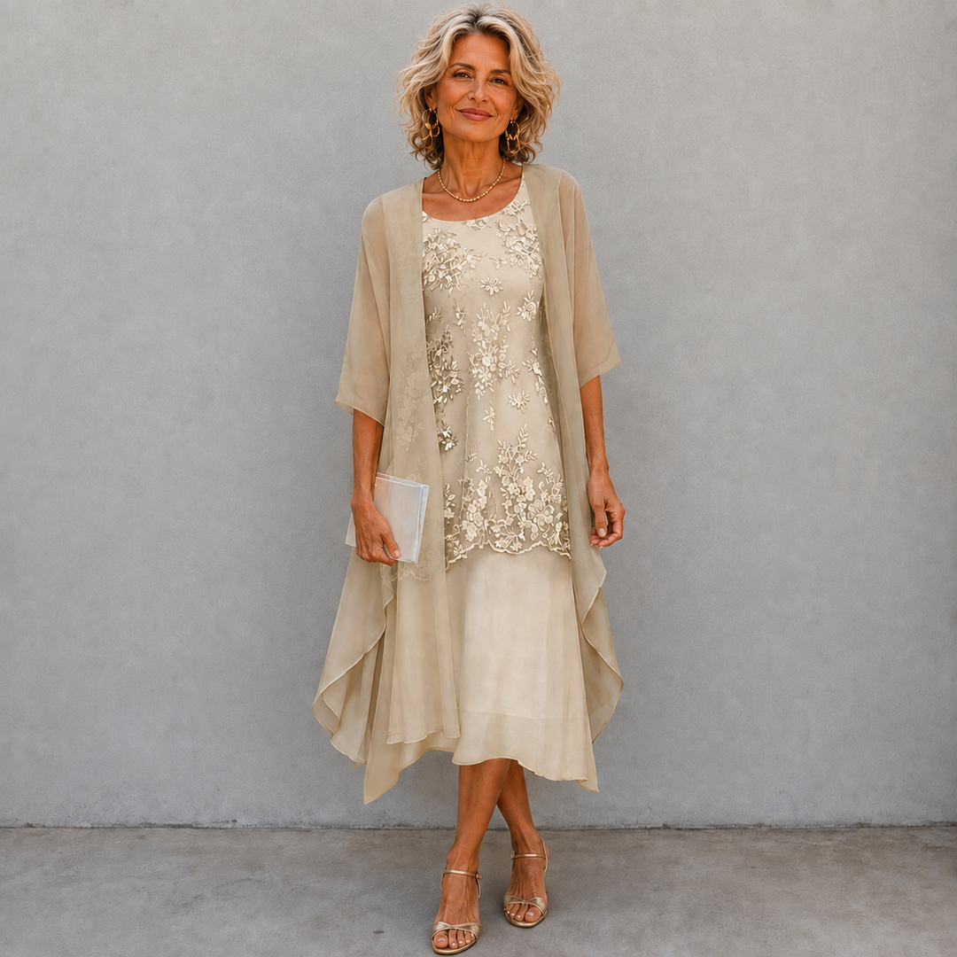 Lumi™ | Chiffon Two-Piece Dress