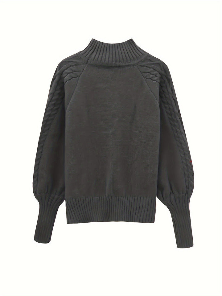 Tinsley - Casual Long Sleeve Knitted Sweater