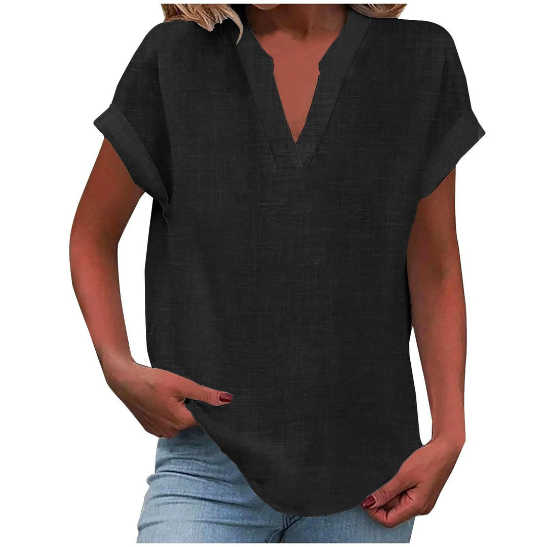 Lexi™ | Relaxed V-Neck Blouse
