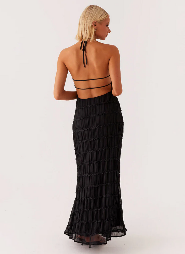 Jolene™ | Elegant Halter Maxi Dress