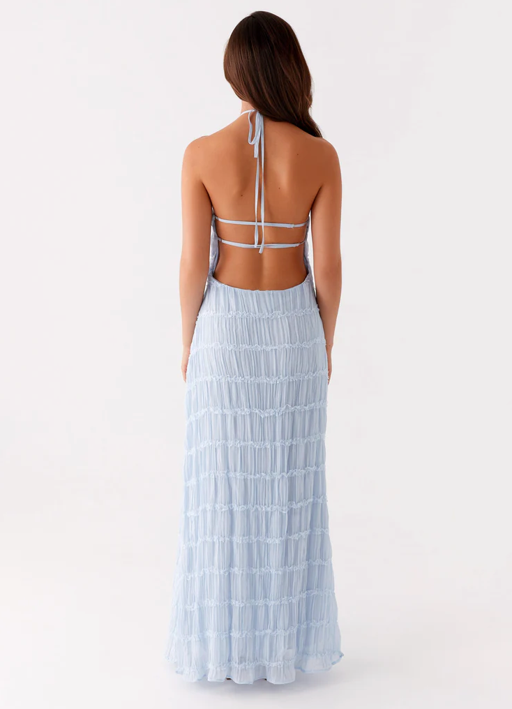 Jolene™ | Elegant Halter Maxi Dress
