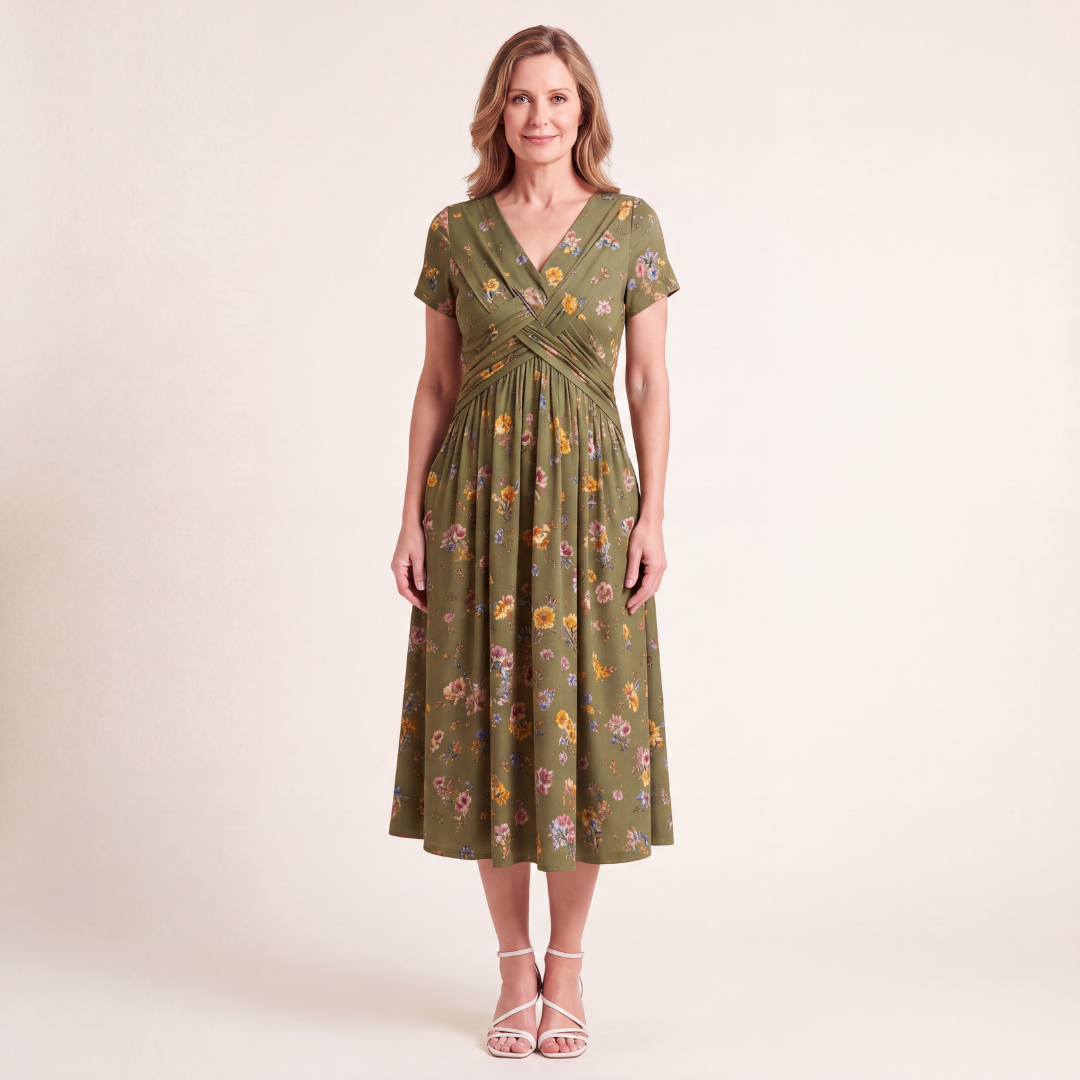 Lover - Floral Twist Waist Dress
