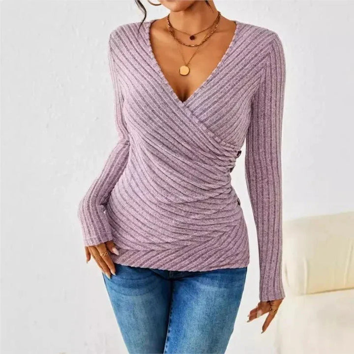 Caroline™ | Tummy Tucking Long Sleeve Top