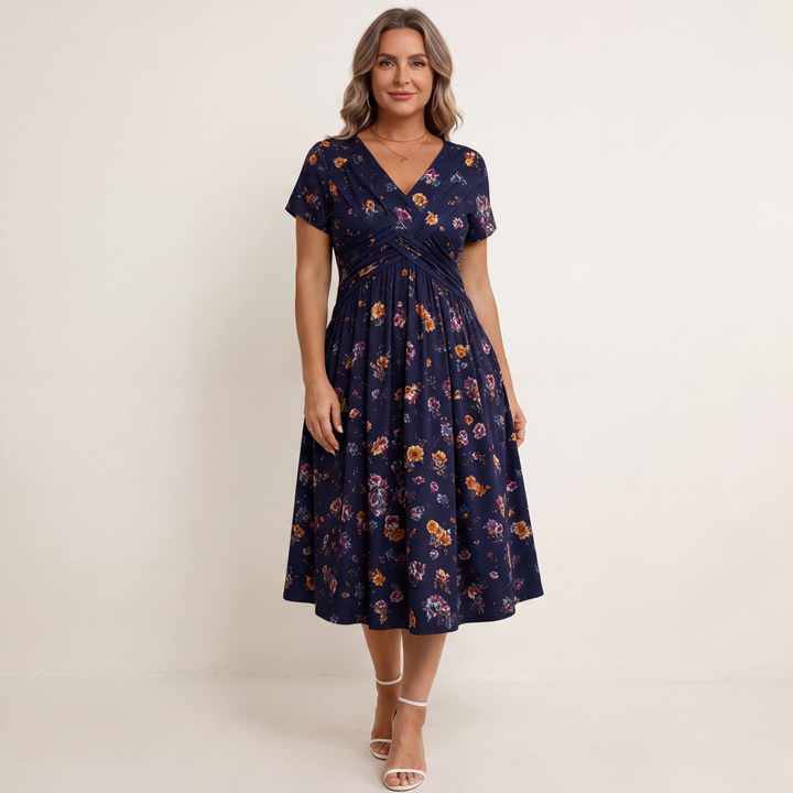 Lover - Floral Twist Waist Dress