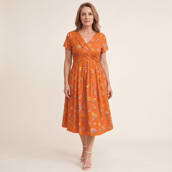 Lover - Floral Twist Waist Dress