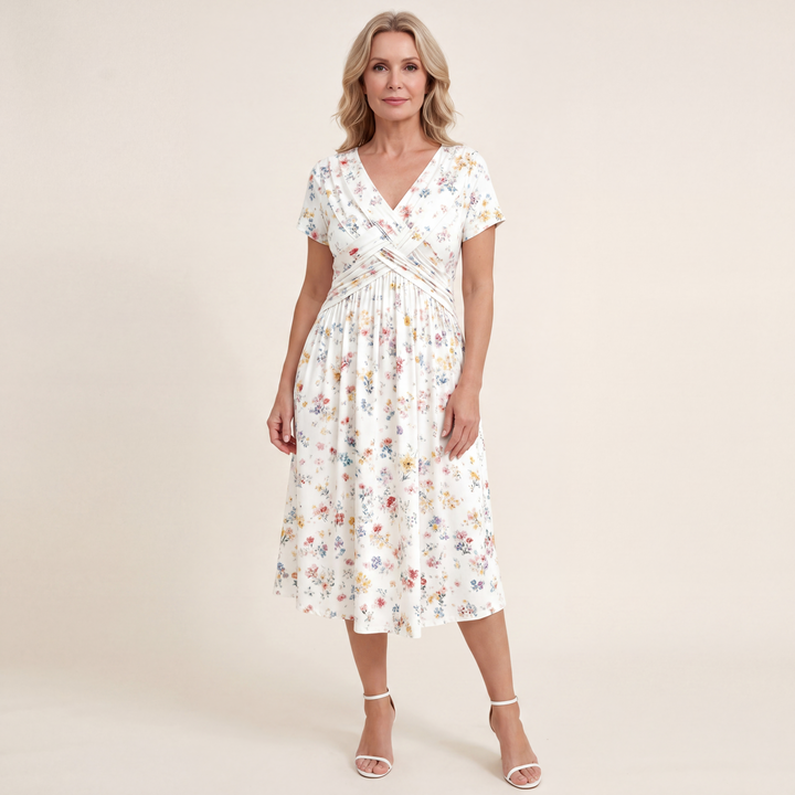 Lover - Floral Twist Waist Dress